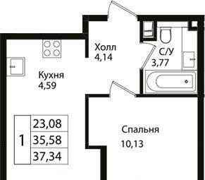 квартира г Краснодар р-н Карасунский ул Сормовская 1/3 фото 1