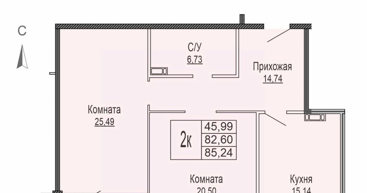 квартира г Ярославль р-н Кировский ЖК Ривьера парк фото 1