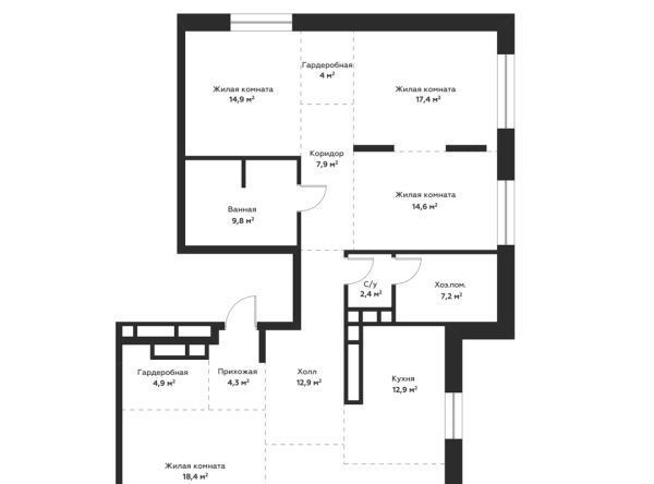 квартира г Екатеринбург Динамо ул Маршала Жукова 12 фото 1