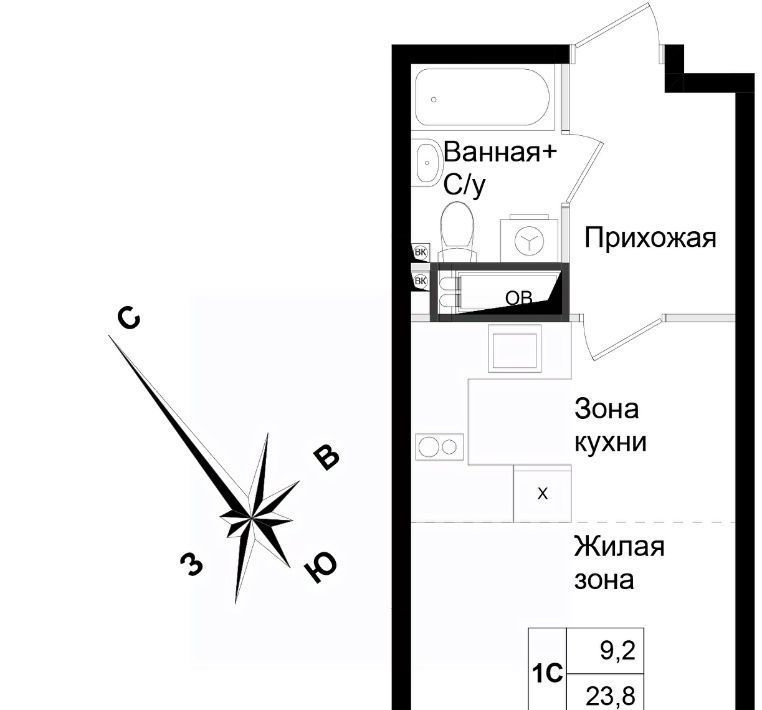 квартира г Химки ЖК «Две Столицы» Молжаниново фото 3