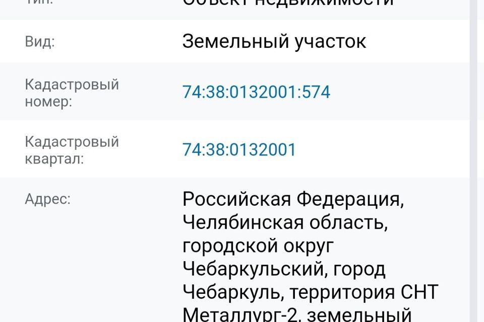 земля г Чебаркуль садоводческое некоммерческое товарищество Металлург-2, Чебаркульский городской округ фото 2