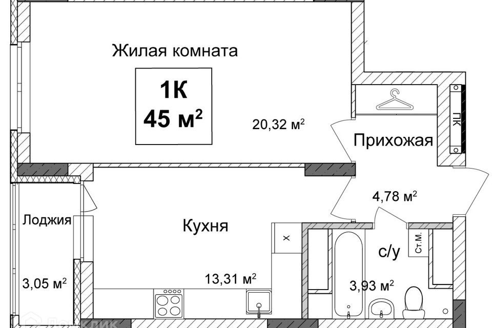 квартира г Нижний Новгород ул Ванеева 40а городской округ Нижний Новгород фото 1