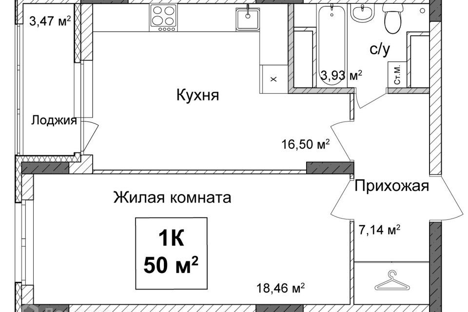 квартира г Нижний Новгород ул Ванеева 40а городской округ Нижний Новгород фото 1