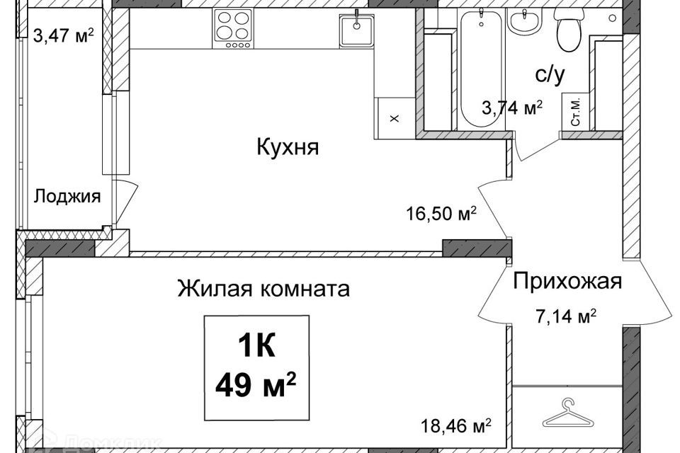 квартира г Нижний Новгород ул Ванеева 40а городской округ Нижний Новгород фото 1