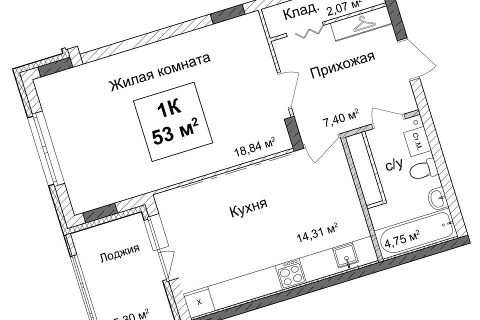 квартира г Нижний Новгород ул Ванеева 40а городской округ Нижний Новгород фото 1