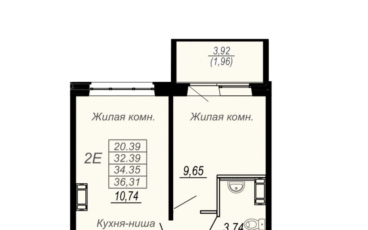 квартира г Хабаровск р-н Индустриальный ул Герцена 15а фото 1