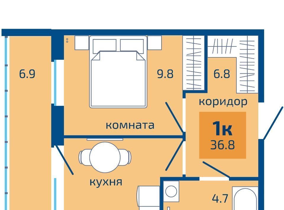 квартира г Пермь р-н Мотовилихинский ЖК «Патриот» Вышка II мкр фото 1