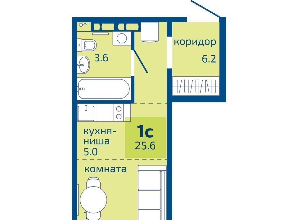 квартира г Пермь р-н Мотовилихинский ул Целинная 59 фото 1