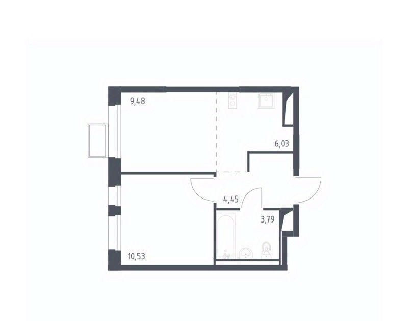 квартира г Видное ЖК Горки Парк к 4. 2, Зябликово фото 1