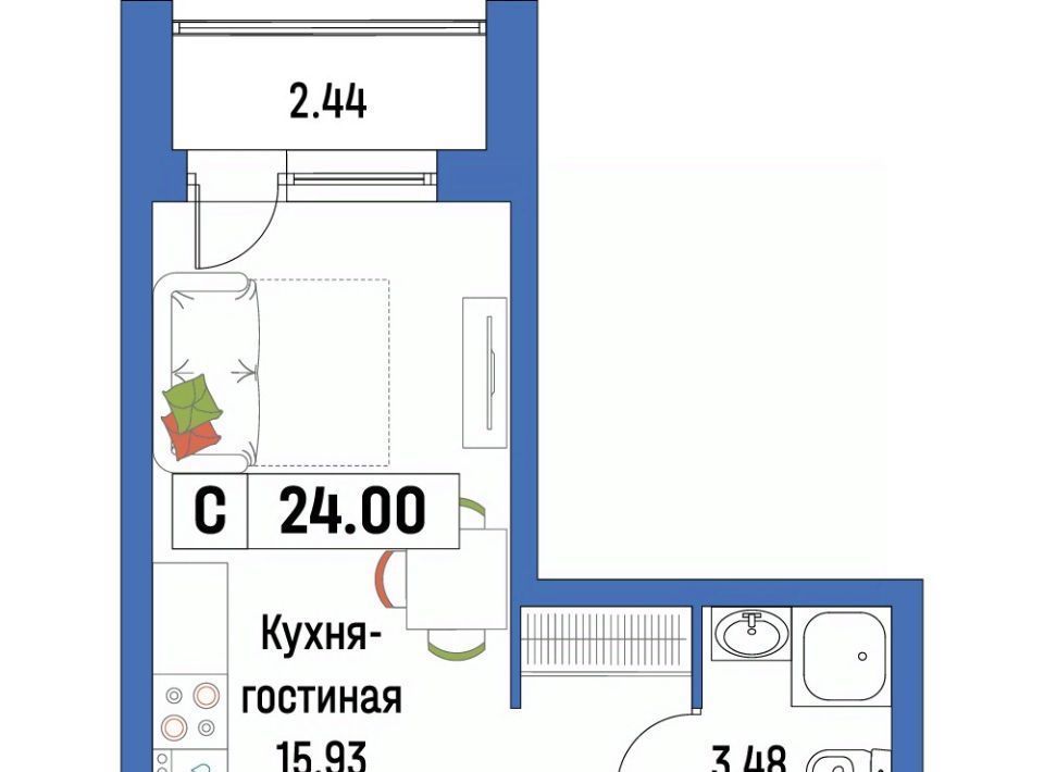 квартира р-н Всеволожский г Мурино ЖК «Урбанист» Девяткино фото 1