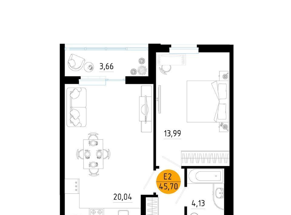 квартира г Рязань р-н Железнодорожный ш Московское 2 фото 1