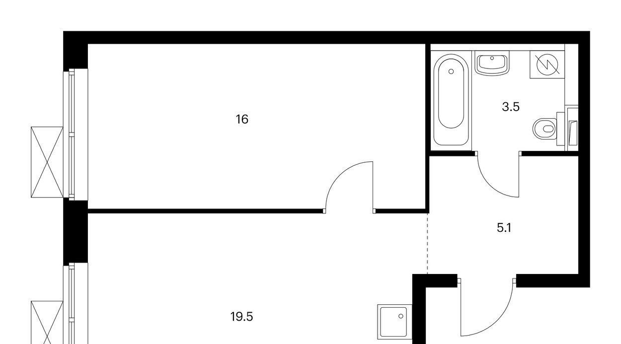 квартира г Москва метро Кантемировская б-р Кавказский 1/3 Бульвар 51 жилой комплекс фото 1