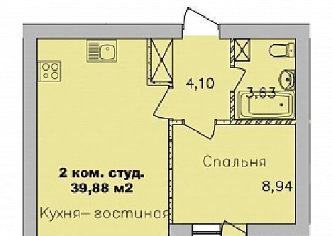 квартира г Новосибирск метро Площадь Гарина-Михайловского ул Романтиков 20 микрорайон «Дивногорский» фото 1