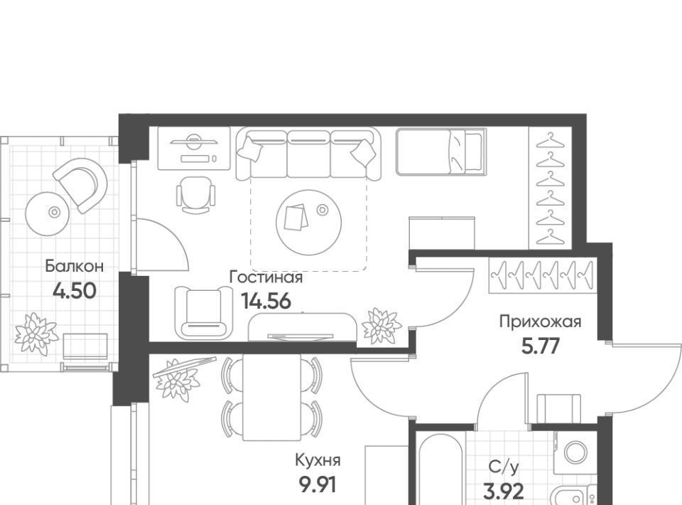 квартира г Казань Козья слобода ул Гаврилова 5бк/1 фото 1