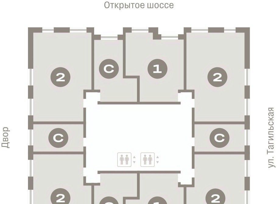 квартира г Москва метро Локомотив Квартал «Метроном» фото 2