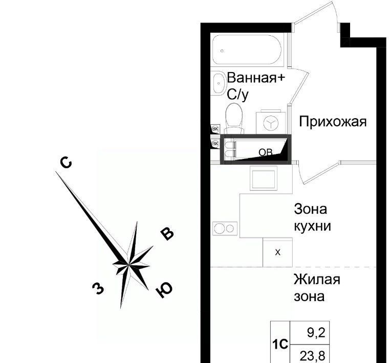 квартира г Химки ул Имени К. И. Вороницына 18к/1 Молжаниново фото 1