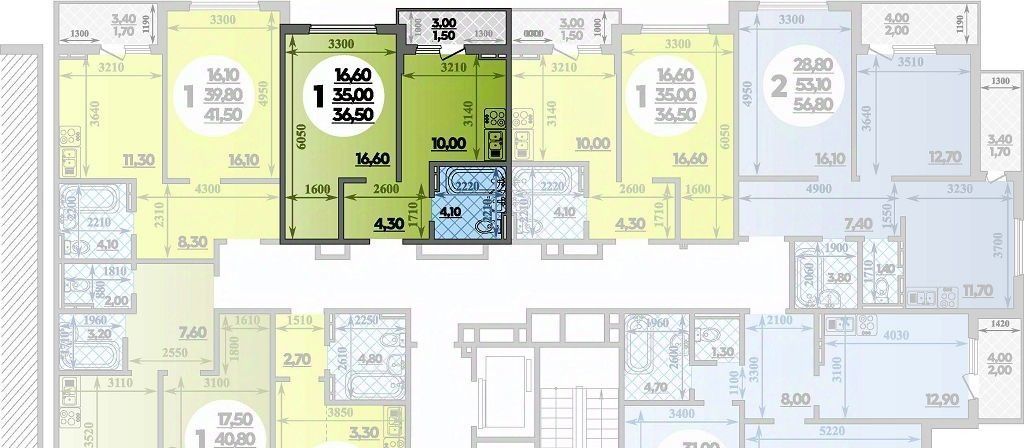 квартира г Краснодар р-н Прикубанский ул Героев-Разведчиков 17к/1 фото 1