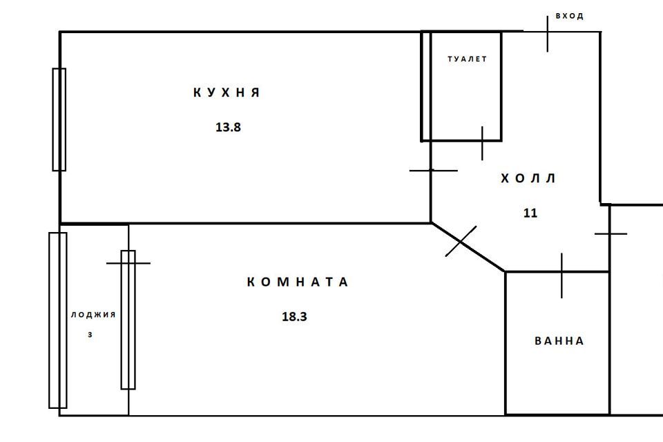 квартира г Санкт-Петербург пр-кт Испытателей 8к/1 Приморский район фото 2