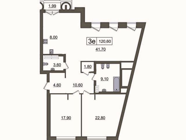 квартира дом 30 Центральный район фото