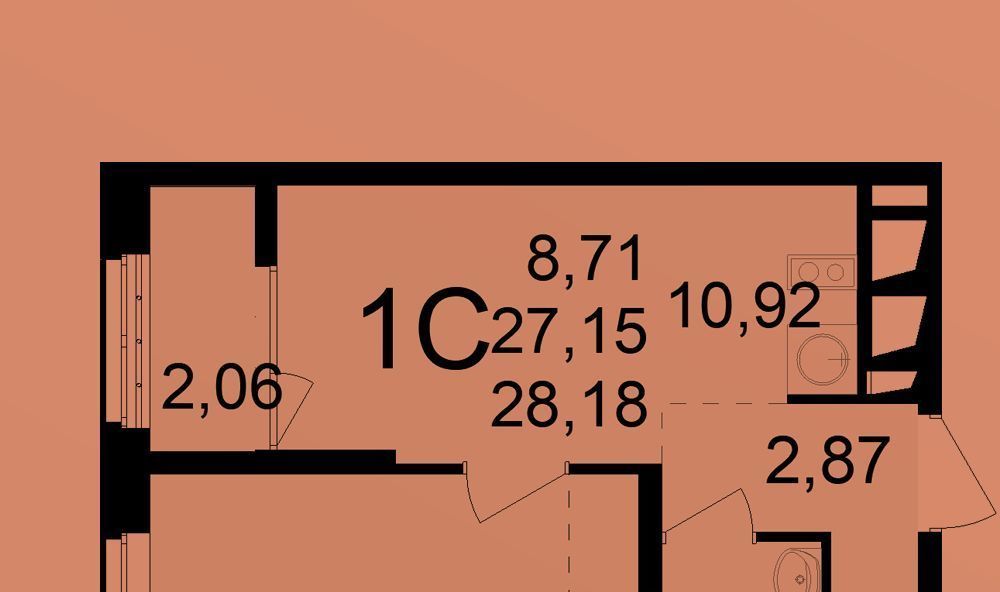 квартира г Рязань р-н Железнодорожный ул Чкалова 21 фото 1