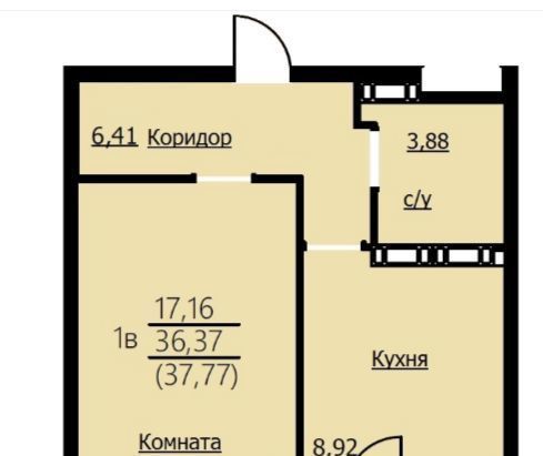 квартира г Ярославль р-н Заволжский ул Красноборская 32 фото 1