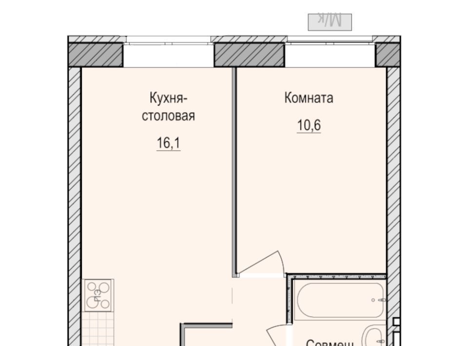 квартира Санвилл жилой комплекс, Завьяловский район, с. Первомайский фото 1