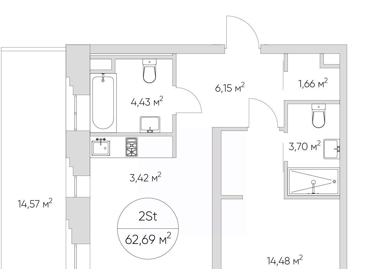 квартира г Москва метро Калитники проезд Автомобильный 4 фото 2