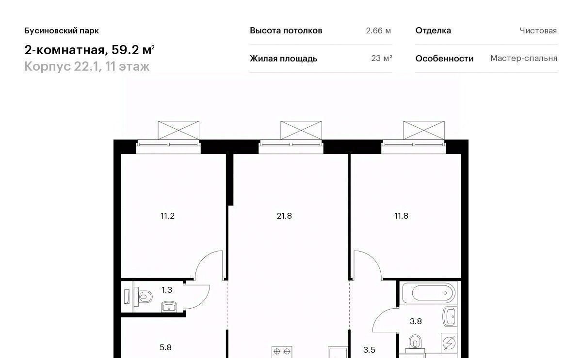 квартира г Москва метро Ховрино САО Северный Западное Дегунино Бусиновский парк фото 1