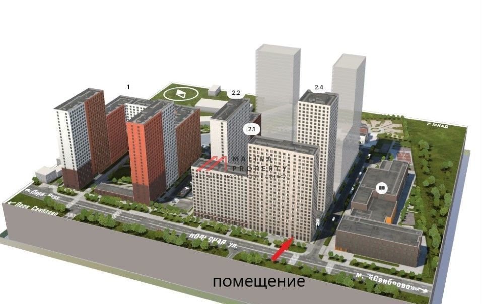 торговое помещение г Москва метро Свиблово ул Кольская 8к/2 фото 3