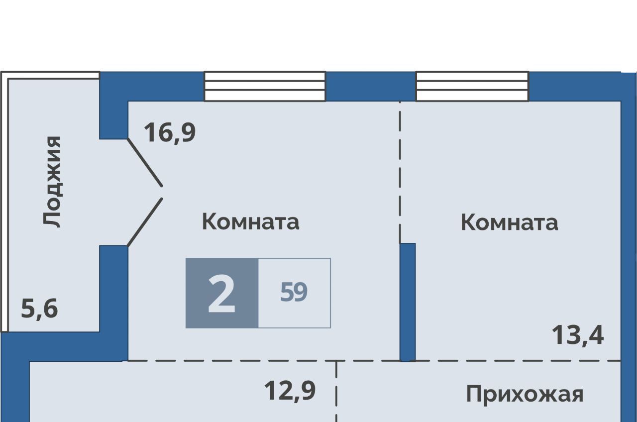 квартира г Курган ул Куйбышева 141 фото 1