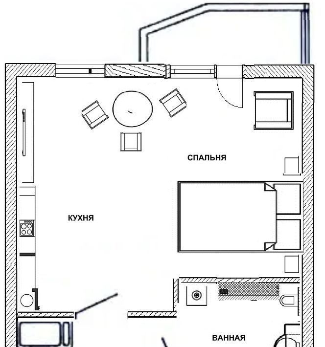 квартира р-н Всеволожский г Мурино б-р Петровский 6к/2 Девяткино фото 10