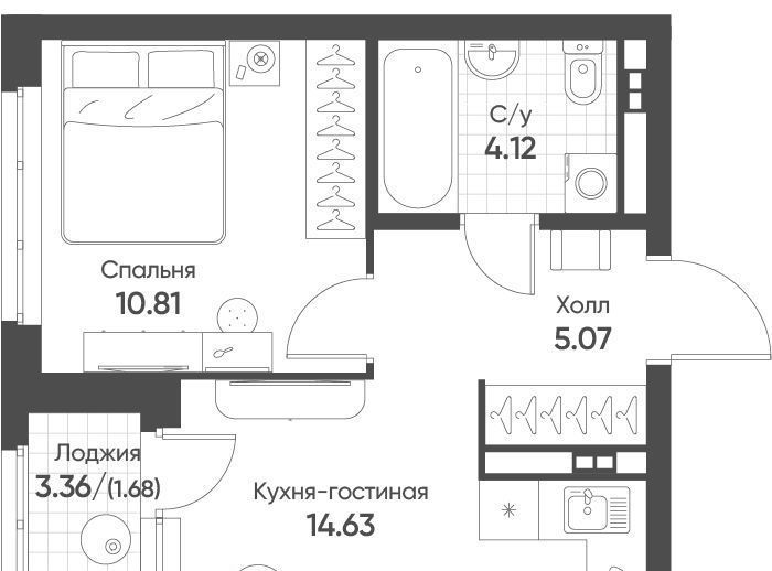 квартира г Екатеринбург Ботаническая Солнечный жилрайон фото 1