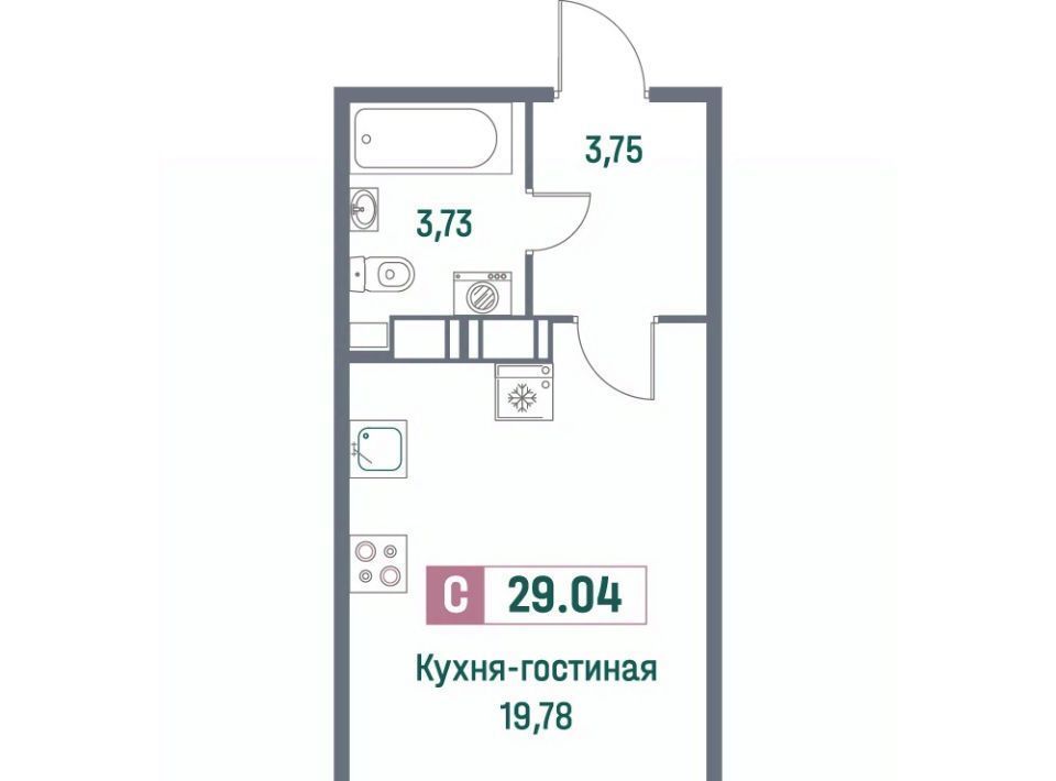 квартира р-н Всеволожский г Мурино пр-кт Ручьевский 1/24 Девяткино фото 1