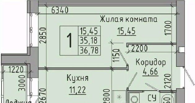 квартира г Волгоград р-н Советский ул им. Грибанова 17 фото 1