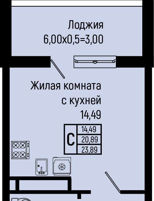 квартира р-н Туапсинский с Ольгинка мкр 3-й 21 Новомихайловское городское поселение фото 1