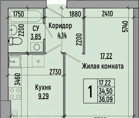 квартира г Волгоград р-н Советский жилой район Долина-2 жилрайон фото 1