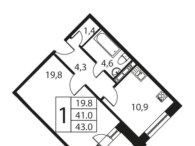 ЖК «Три квартала» Домодедовская, к 12 фото