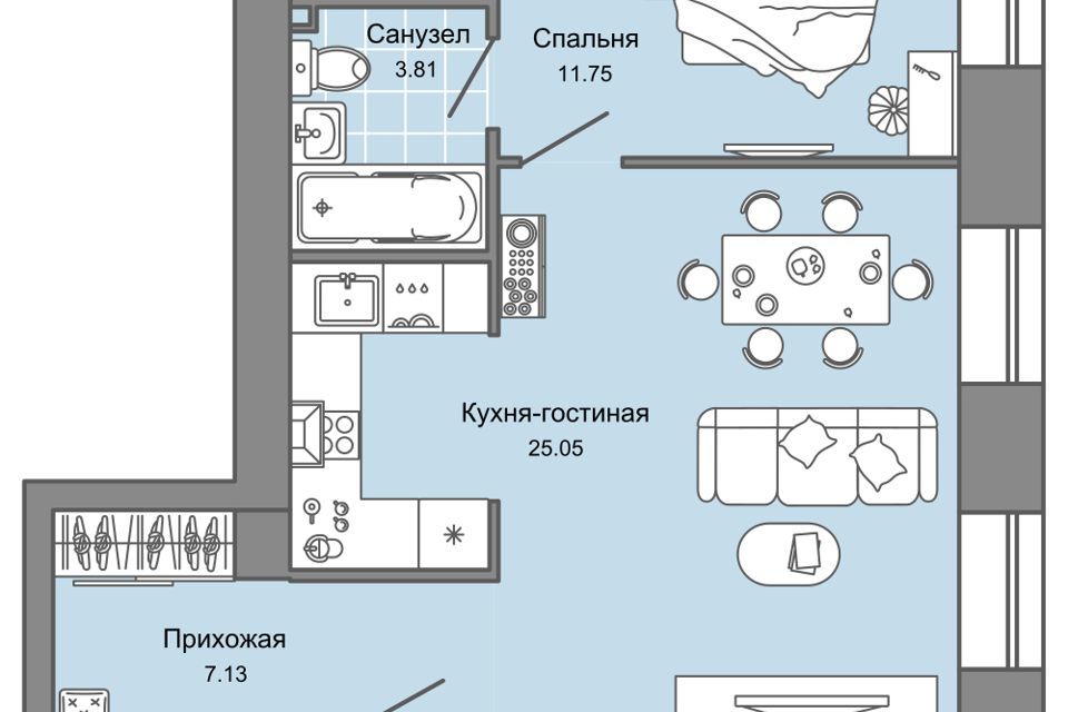 квартира г Ульяновск ул Еремецкого 36 городской округ Ульяновск фото 1