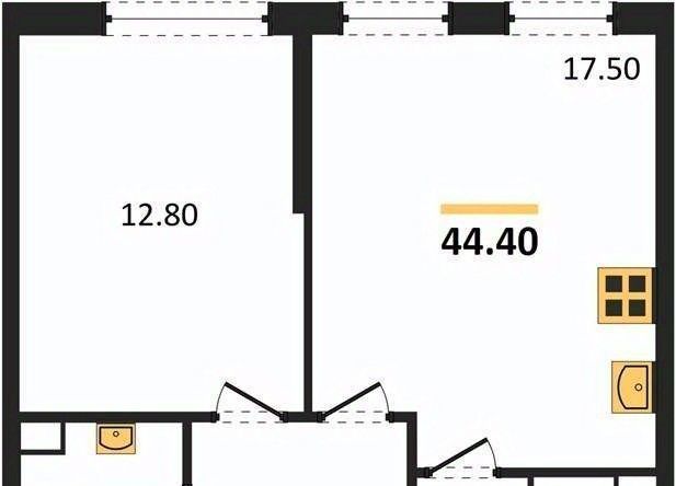 квартира г Краснодар р-н Прикубанский ул им. Анны Ахматовой фото 1