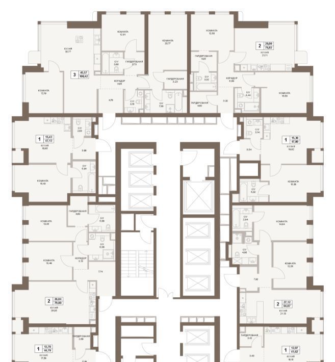 квартира г Москва метро Площадь Гагарина 5-й Донской проезд, вл 21к 6 фото 2