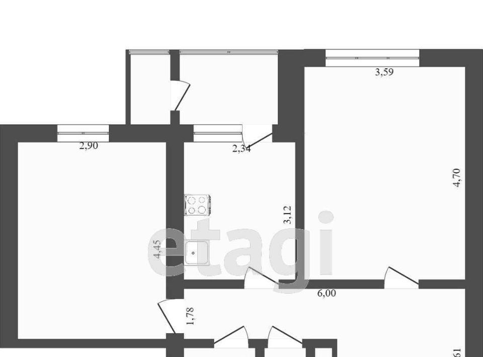 квартира г Надым ул Строителей 5 фото 1