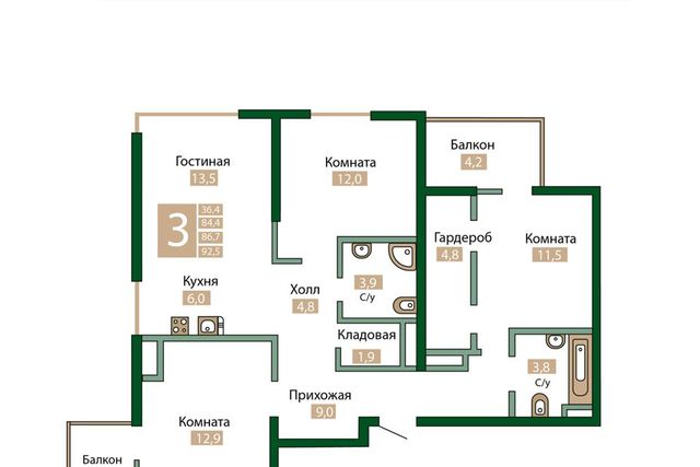 квартира дом 5 городской округ Симферополь фото