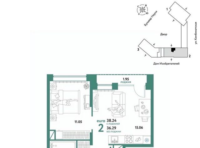 р-н Калининский ул Комбинатская 16к/1 фото