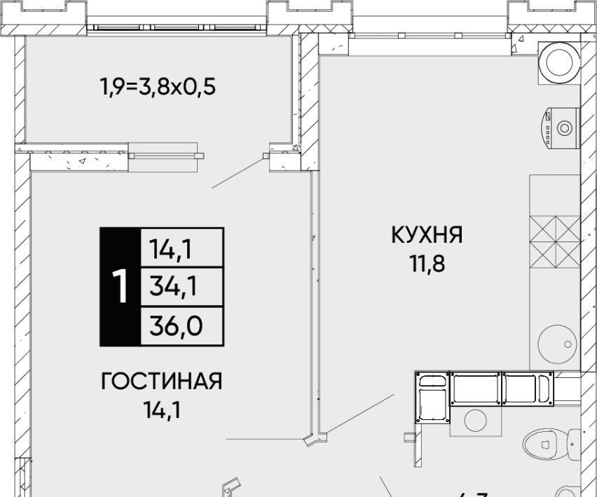 квартира г Ростов-на-Дону р-н Кировский ЖК Левобережье фото 1