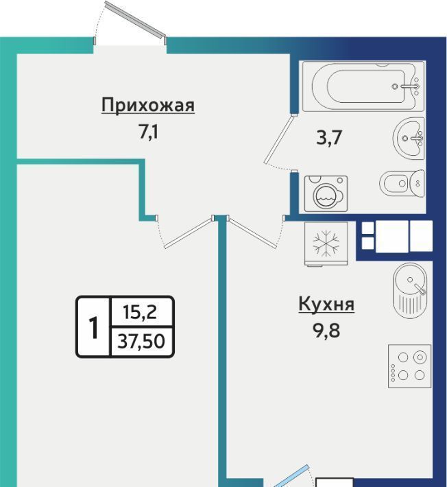 квартира г Ижевск р-н Индустриальный ул 40 лет Победы 123 фото 1