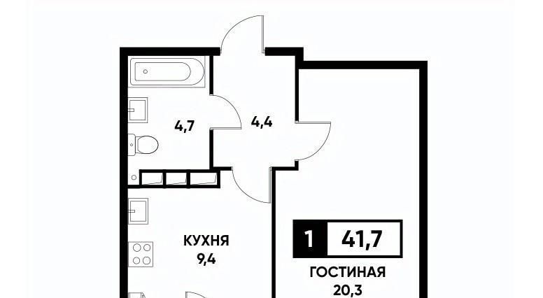 квартира г Ставрополь р-н Промышленный пр-кт Российский 12к/2 фото 1