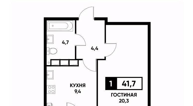 квартира г Ставрополь р-н Промышленный пр-кт Российский 12к/2 фото 1