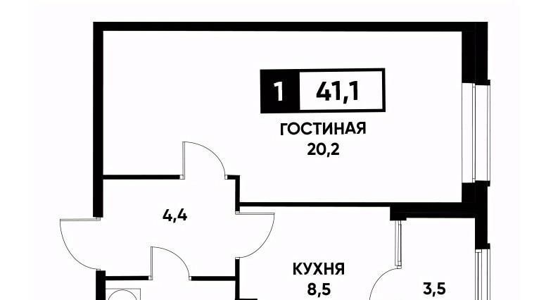 квартира г Ставрополь р-н Промышленный пр-кт Российский 12к/3 фото 1