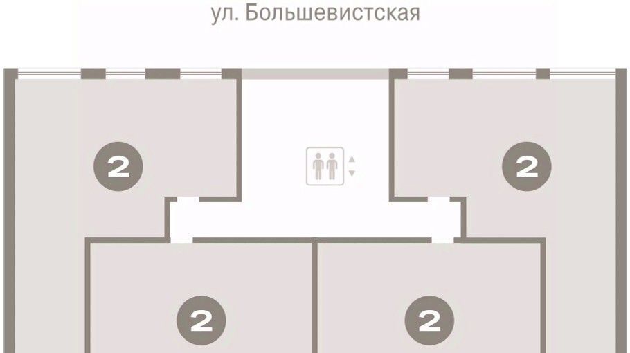 квартира г Новосибирск р-н Октябрьский Европейский Берег мкр фото 2