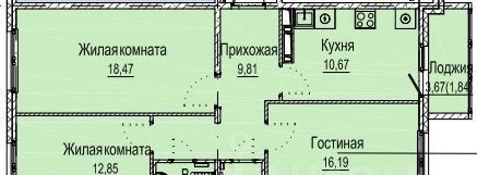 квартира г Нижний Новгород р-н Новый Буревестник Лесной городок Город жилой комплекс фото 2